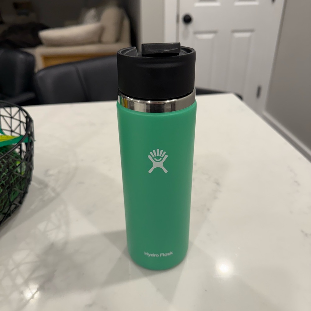 Hydroflask light green 20 oz insulated tumbler